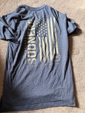 Colosseum Men's Grey Crew Neck Tee Oklahoma Sooners